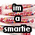 A four- of pixelated text overlays on distinct backgrounds: candy bars, scattered candies, yellow smiley faces, and a blank gray space