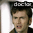 six pixelated showing a man with brown hair and a brown jacket, with text overlays changing