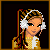 Pixel art contact sheet showing six frames of an animated icon with a character in winter attire and text elements.