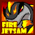 Animated buddy icon featuring a gray dragon-like creature with red eyes and yellow accents surrounded by orange flames, displayed in three sequential frames on a contact sheet.