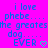 Pixelated text on bright pink background with blue lettering and green heart symbol.