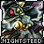 A static pixel art image of a stylized tree with red berries and golden bells, labeled 'NIGHTSTEED' in purple text across the bottom.