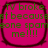 Four identical rounded square with dark brown borders display green text on a bright pink background, each reading "TV broke. Just because someone spammed me!!!!"