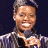 A pixelated contact sheet showing two frames of an animated icon featuring a person holding a microphone on the left and green text reading "Original Icons .com" on the right against dark backgrounds.