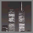 Pixelated of six showing '9·11 2001' and 'never forget' text in various color schemes with a small WTC image in the top-left