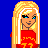 Pixel art contact sheet showing three frames of an animated icon with a blonde cartoon character, red sports jersey, and text boxes reading "Softball Rules!" and "Made at DollsNow.com" on blue/purple backgrounds.