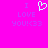 Pixelated text and heart symbol on bright pink background with two identical side-by-side layouts.