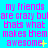 A static image with a bright cyan background displays repeated text in pink and purple hues, featuring the phrase "my friends are crazy bular" followed by "thats what makes them awesome."