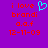 Purple background with red pixelated text reading 'i love brandi a.a.f 12-11-09' and a cyan heart symbol replacing the word 'heart'.