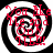 Black and white spiral background with red text reading "You Are The F***ing TLEW!" in a pixelated font, arranged in a of four identical