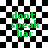 Green pixelated text 'dont speak liar' on black-and-white checkered background with overlay in some views