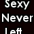 A pixelated image of a shirtless man standing indoors beneath overlaid text fragments.