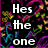 Pixelated text on a black background with colorful abstract patterns, reading "Hes the one draw little hearts that makes me on my paper. <3".