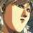 Pixelated anime-style character face with brown hair and light skin, next to black background with white text reading 'Anime IM' and 'com' in stylized font.