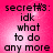 A static image with a pink gradient background displaying repeated text in black pixelated font.
