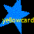 A 2x2 contact sheet of a pixelated animated icon featuring a blue star, yellow text, and a blurred background with vertical lines.
