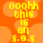 Yellow pixelated text on orange background with blurred circular shapes, showing identical static frames.
