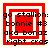 Red and white layered square frames with black text reading 'go stallion: bonnie #3 aka bonaz right cras' across four variations showing frame size changes.
