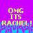 Pixelated text on a purple background with blue digital glitch effects at the bottom.