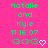 Green text on bright pink background displays 'Natalie and Kyle 11.16.07 <3<3' with a white heart symbol, alternating between solid and outlined states.
