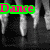 Black-and-white image of multiple feet in ballet shoes on a dark stage, with colorful text overlays and a purple 'i' symbol.