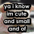 A four- of text overlays on a blurred background showing a small dog in a light-colored sweater, with pixelated white text reading "ya i know im cute and small and of course this sweater looks good BUT ITS A CHIHUAHUA THING !!"