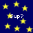 Dark blue background filled with yellow stars and repeated white text reading 'Sup?' in pixelated font.