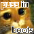 A 2x2 contact sheet of a pixelated cat face animation with text overlays, showing frame-by-frame changes in color and transparency.