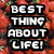 Six food-themed display strawberry desserts with bold text labels: 'BEST THING ABOUT LIFE!', 'ICE CREAM!', 'CAKE!', 'YOGURT!', 'SHAKE!', and 'TOLD YOU YUM!' against varied backgrounds