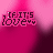 identical pink and magenta pixelated icons featuring the text 'IF IT'S love~' with a blurred heart-shaped background