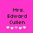 Pixelated text on bright pink background with two of five white and light pink hearts below