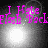 Four- shows pink text "I Hate Flash Back" over grayscale nebula-like backgrounds with varying light sources and pixelation
