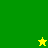 A split-screen icon with green and yellow sections displaying text 'pedro' and 'poopie', two star symbols, and a pixelated style.