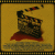 A pixelated clapperboard with red and black stripes on top, positioned over a yellow background with film strip borders.