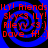 Blue spiral background with red text repeating 'ILY! Friends', 'skys', 'Rileyw <3 :)', 'Dave. #! :)' in four quadrants, static image.