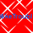 Red background with white diamond lattice pattern and blue text repeating 'MikeTroubl' across two horizontal bands.