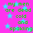 Bright pink background with light blue stars and green pixelated text repeating 'my men are dead cold and spakling' in a pattern