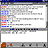 Animated contact sheet showing four frames of a chat interface with scrolling text and colored message bars.