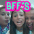 A pixelated image shows three people in a group pose with large cyan text reading "BFF:S" on a bright pink rectangular background overlaying the top portion.