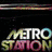 Four distinct visual arranged in a : top-left shows 'METRO STATION' text, top-right depicts a person playing electric guitar, bottom-left shows a colorful abstract circular design, bottom-right shows a person in a black and white shirt