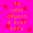 Bright pink background with red stars and orange text reading 'to callie allyson 4 ever bff's' repeated in two