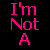 Pixel art image of a blonde woman in cheerleading uniform with text 'I'm Not A' and 'Dum Blonde !!!' on black background.
