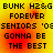 Pixelated text on a yellow-orange gradient background with red heat-map overlays, repeated in a