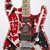 Red and white checkered electric guitar with black accents, featuring a bold 'BURMA' text overlay on the right side.