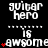 Pixelated text and symbols on a black background with red heart accents, arranged in a pattern