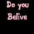 Pixelated pink text on black background reads "Do you Belive" and "MAGIC" in stylized fonts.