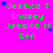 A bright pink background displays repeated green text reading "Jessica T lindsey Jessica M bffl" with scattered blue and purple stars, some of which shift position across frames.