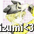 Pixelated image of a character with dark hair and yellow clothing, featuring bold black text at the bottom.