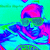 A stylized figure with a pink beanie, green sunglasses, and blue-and-pink clothing against a cyan background.