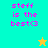 Pixelated text 'steff is the best<3' in pink on cyan and yellow backgrounds with a star icon changing color between frames.